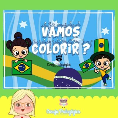 Caderno de colorir Independência do Brasil