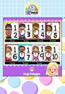 Cartaz Ilustrado das Frações +50 Páginas em PDF