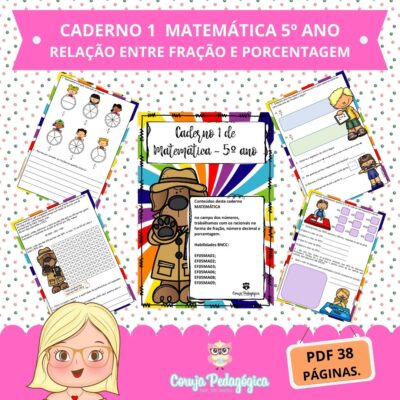 5º ano Caderno de atividades - Relação entre fração e porcentagem