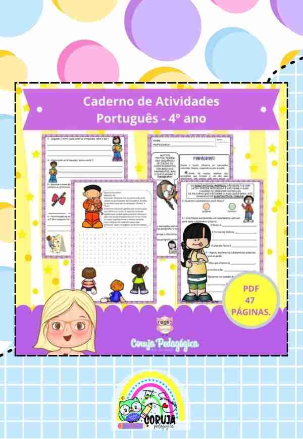 Caderno de Atividades de Língua Portuguesa 4º Ano Caderno de Atividades de Língua Portuguesa 4º Ano