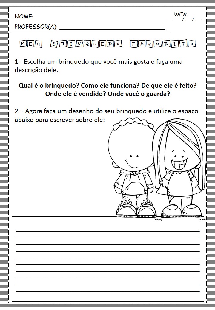 Atividade de Português para 4º Ano - Interpretação de Texto