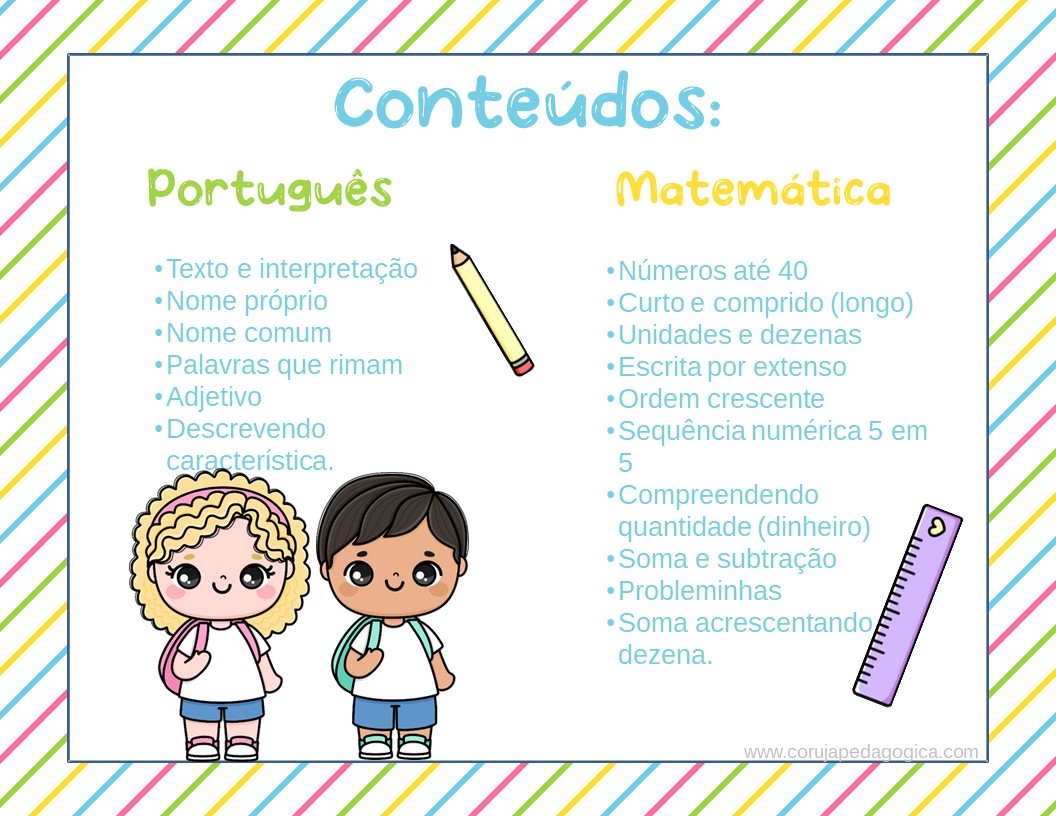 Avaliação Diagnóstica – Matemática Ed Infantil ao 2º ano