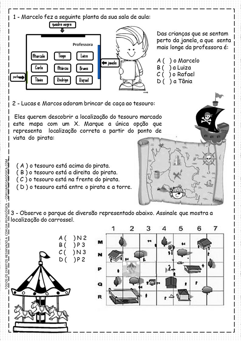 Atividade de Matemática para o 5º Ano com Problemas