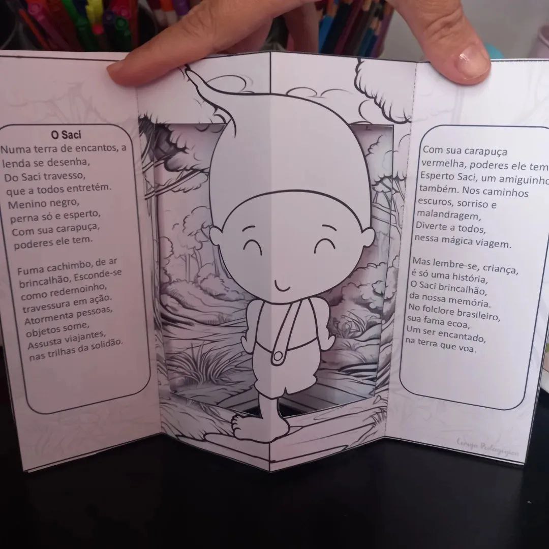 Trilha do folclore imprimir grátis - Educa Criança