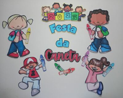 Kit decorativo Festa da Caneta