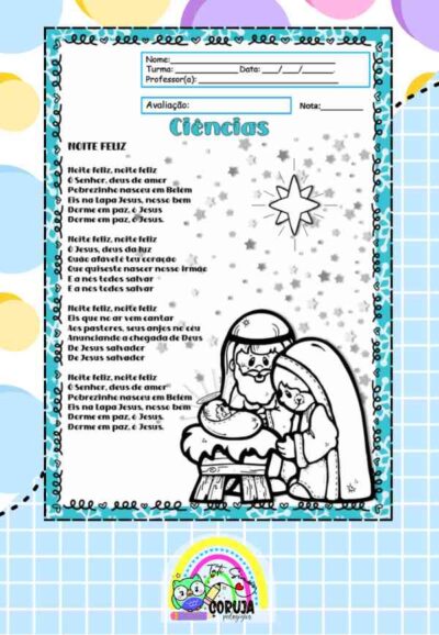 Avaliação de 4º bimestre – Ciências 1º ano