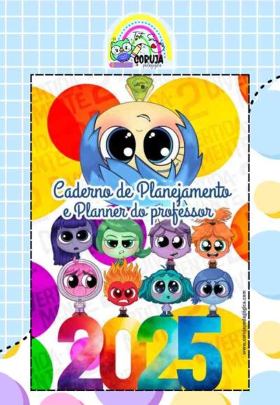 Divertidamente 2 Planner e Caderno Pedagógico