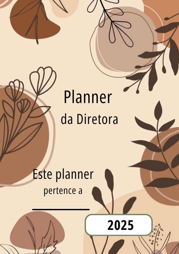 Planner Diretores 2025 tema neutro EDITÁVEL NO CANVA - Image 4