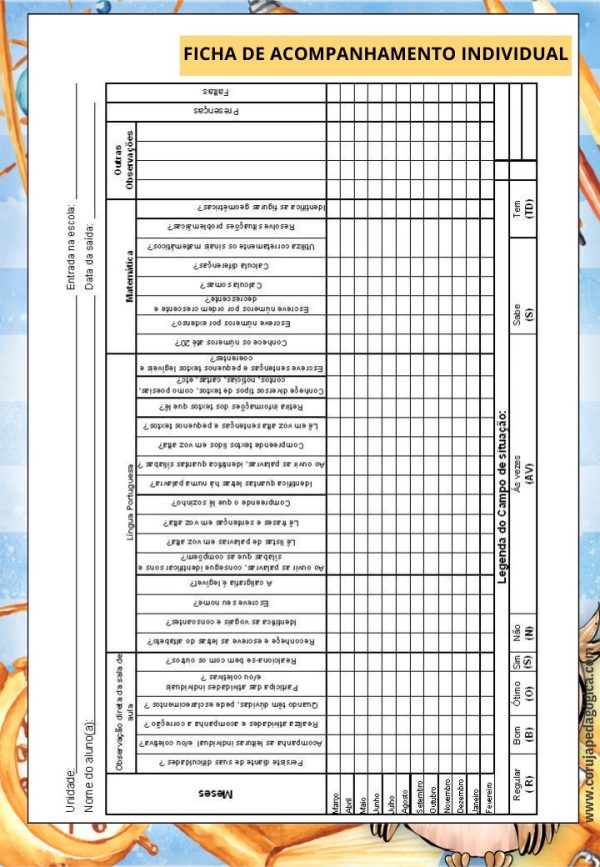 Planner e Caderno Pedagógico Coruja Floral Azul 2025