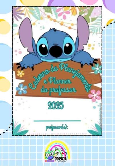 Stitch Planner e Caderno Pedagógico 2025-2026