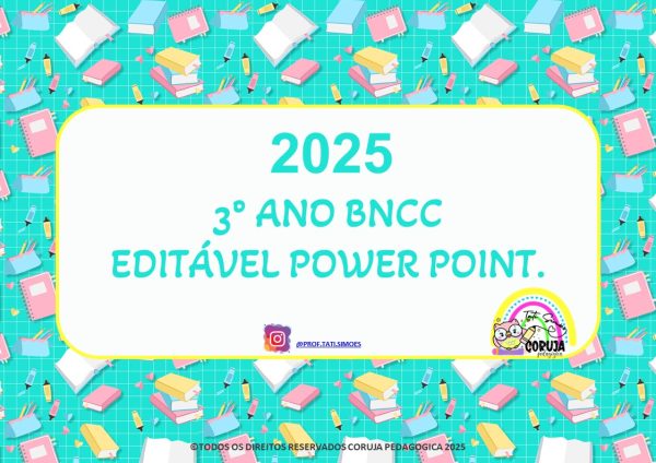 Power Point editável planejamento 3º ano 2025