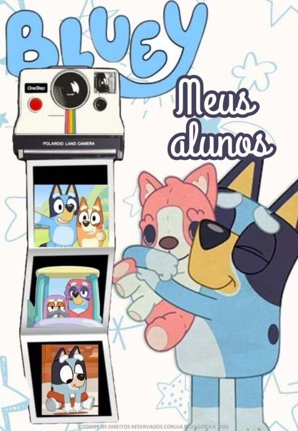 Bluey e Bingo Planner e Caderno Pedagógico 2026 @corujapedagogica