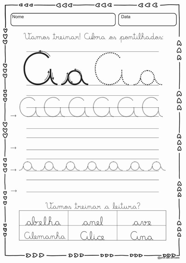 Caderno de Caligrafia Preto e Branco – Letra Cursiva e Imprensa