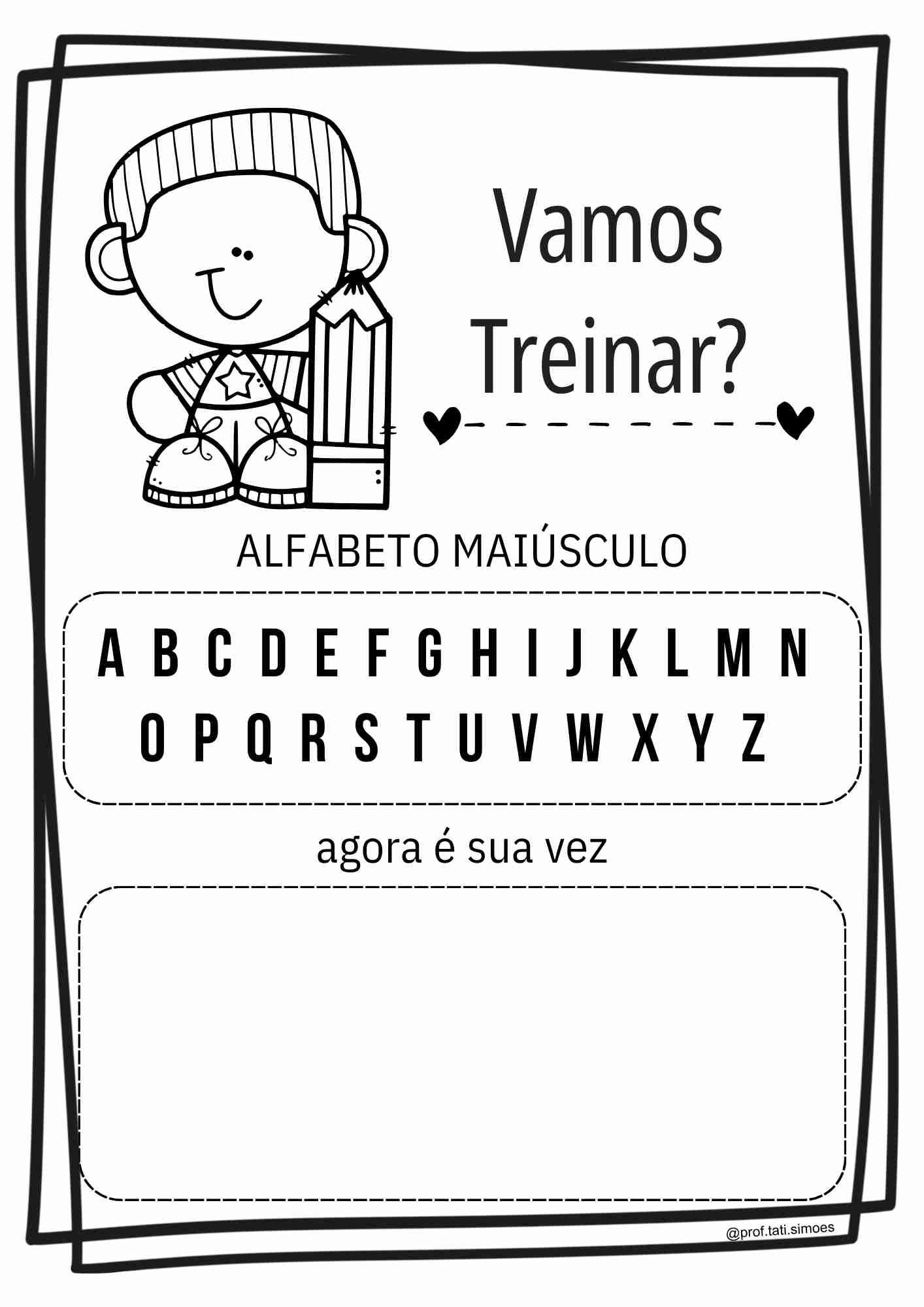 Caderno de Caligrafia Preto e Branco – Letra Cursiva e Imprensa Caderno de Caligrafia Preto e Branco – Letra Cursiva e Imprensa