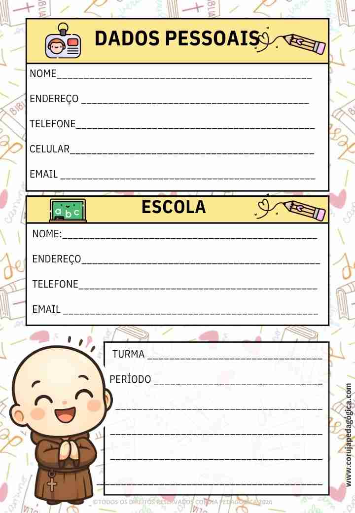 Frei GILSON Planner e Caderno Pedagógico 2026 Frei GILSON Planner e Caderno Pedagógico 2026 @corujapedagogica