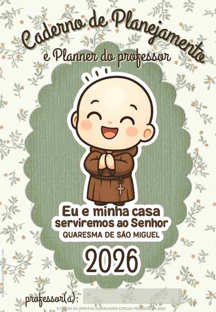 Frei GILSON Planner e Caderno Pedagógico 2026 Frei GILSON Planner e Caderno Pedagógico 2026 - Imagem 5