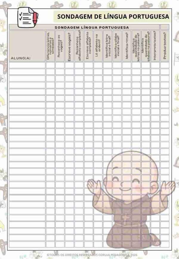 Frei GILSON Planner e Caderno Pedagógico 2026 @corujapedagogica