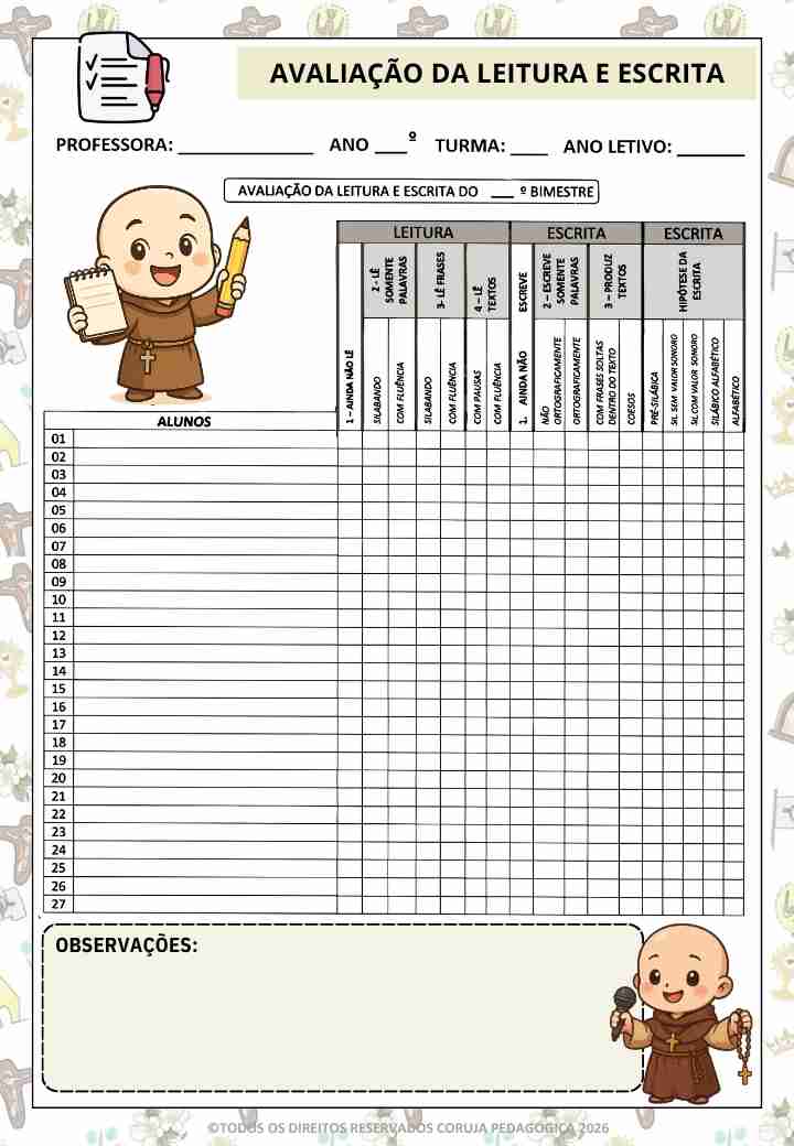 Frei GILSON Planner e Caderno Pedagógico 2026 Frei GILSON Planner e Caderno Pedagógico 2026 @corujapedagogica