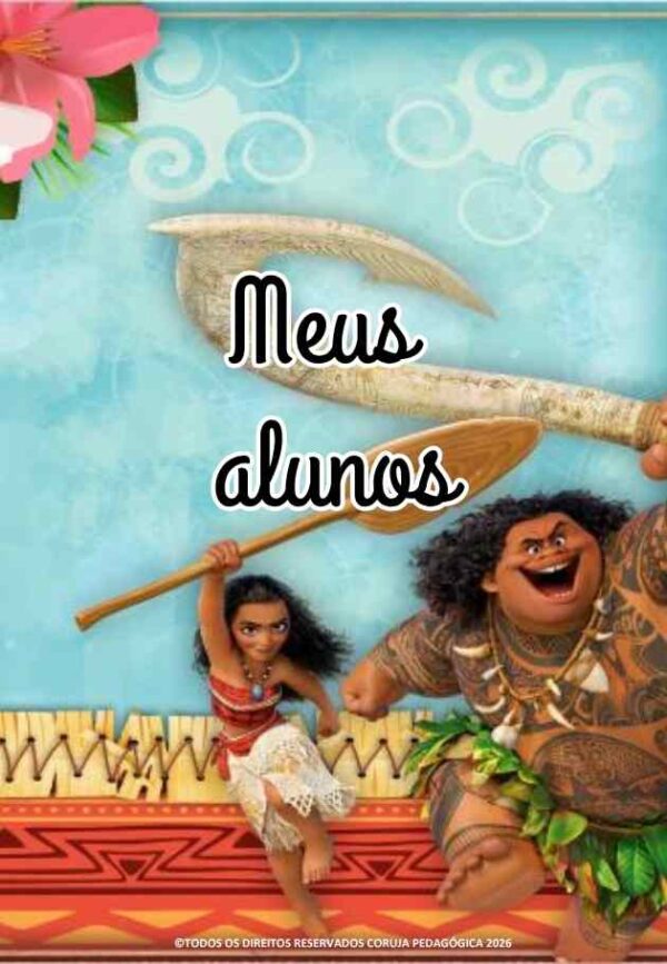 Moana Planner e Caderno Pedagógico 2026 @corujapedagogica