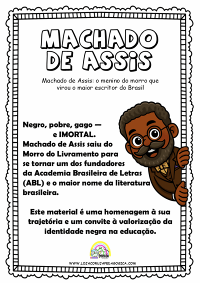 Projeto pedagógico sobre Machado de Assis e Consciência Negra para 4º e 5º ano – Coruja Pedagógica