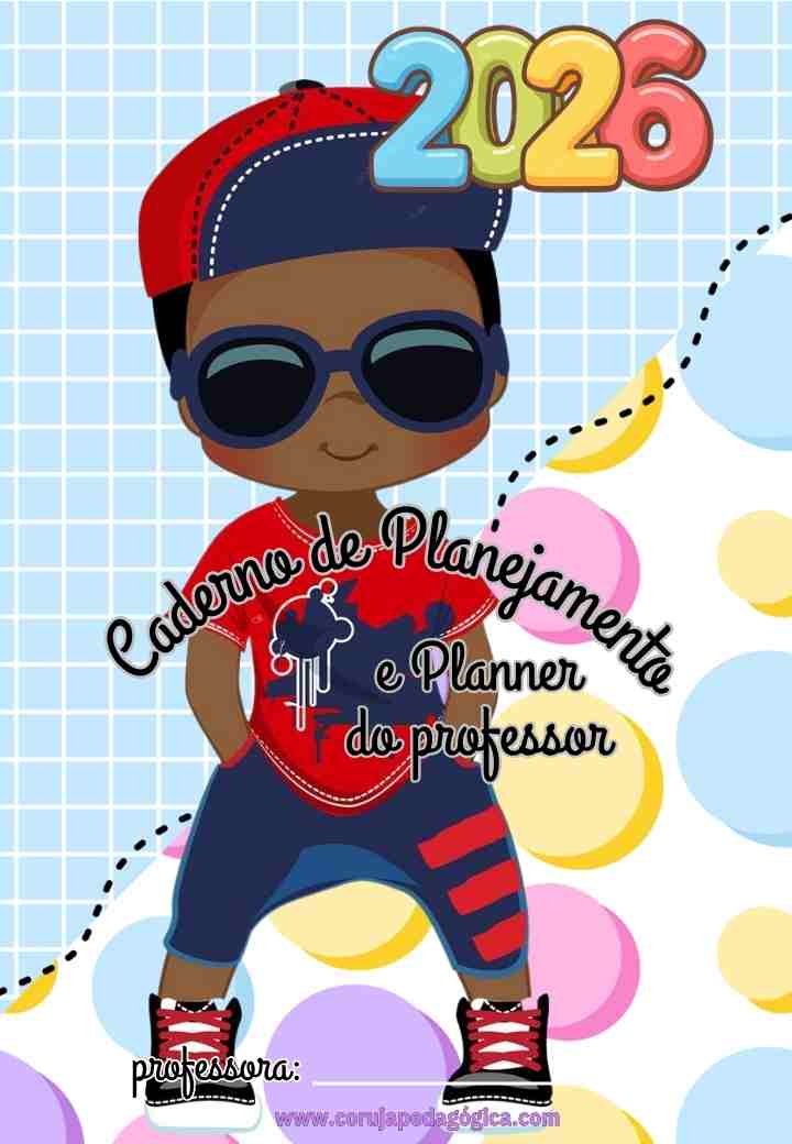 Crianças fashion Planner e Caderno pedagógico 2026 Planner e Caderno Pedagógico Crianças 2026 @prof.tati.simoes
