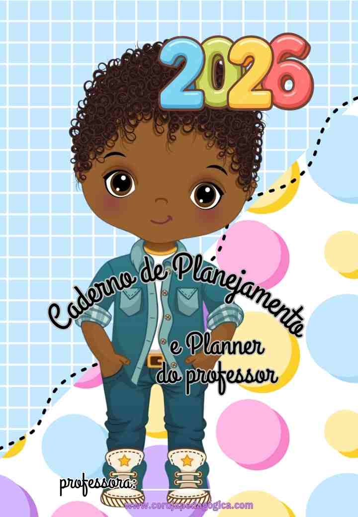 Crianças fashion Planner e Caderno pedagógico 2026 Planner e Caderno Pedagógico Crianças 2026 @prof.tati.simoes