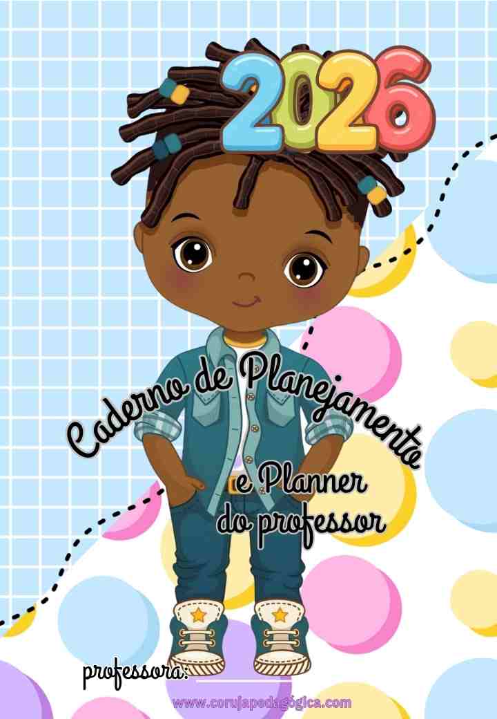 Crianças fashion Planner e Caderno pedagógico 2026 Planner e Caderno Pedagógico Crianças 2026 @prof.tati.simoes
