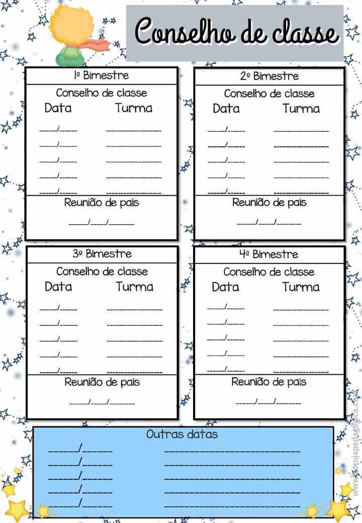O Pequeno Principe planner e caderno pedagógico Planner e caderno Pedagógico Pequeno Príncipe 2025-2026