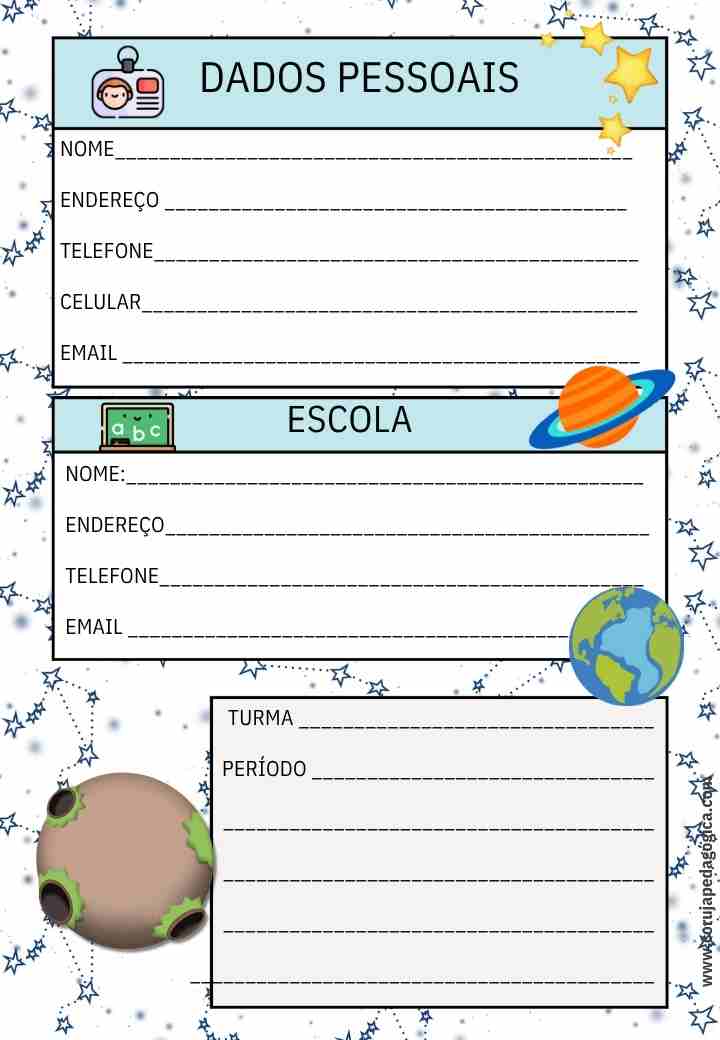 O Pequeno Principe planner e caderno pedagógico Planner e caderno Pedagógico Pequeno Príncipe 2025-2026