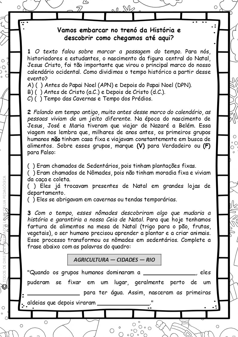 Avaliação Final de História 4º Ano – 4º Bimestre (Versão Preto e Branco para Colorir) Avaliação Final de História 4º Ano – 4º Bimestre (Versão Preto e Branco para Colorir) - Imagem 3