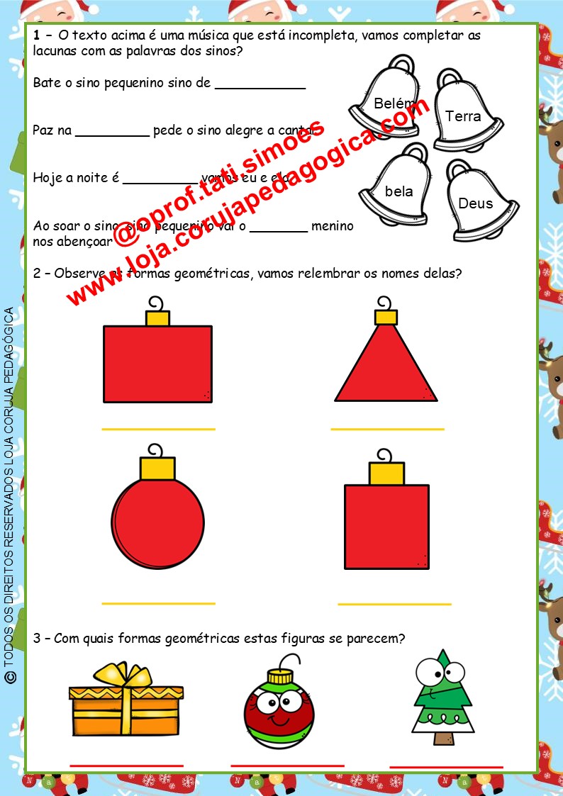 Avaliação Final de Artes 1º Ano - 4º Bimestre Avaliação Final de Artes 1º Ano - 4º Bimestre