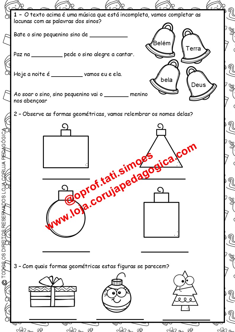 Avaliação Final de Artes 1º Ano - 4º Bimestre Avaliação Final de Artes 1º Ano - 4º Bimestre
