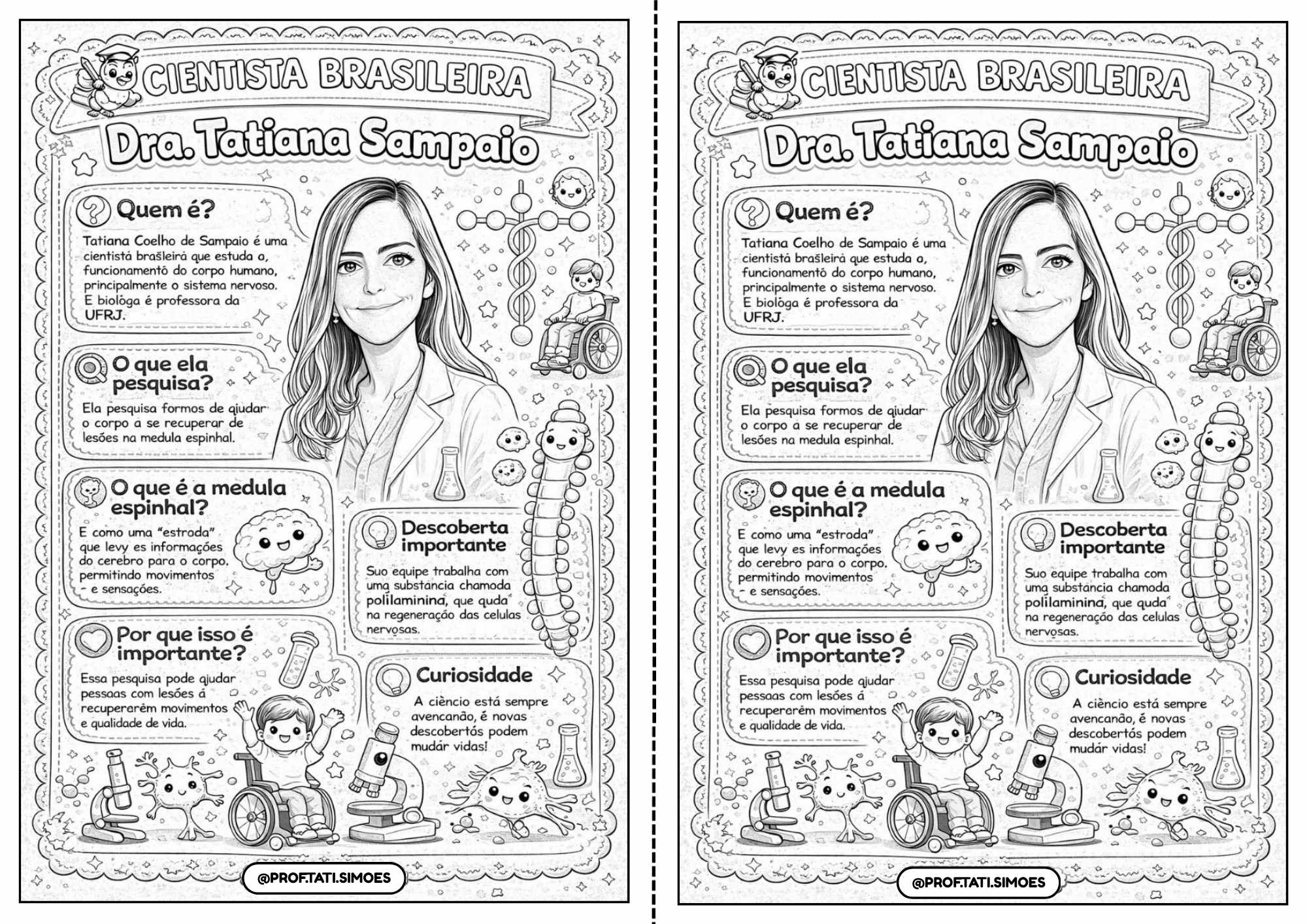 Atividades Educativas: Quem é Dra. Tatiana Coelho Sampaio? Atividades Educativas: Quem é Dra. Tatiana Coelho Sampaio?