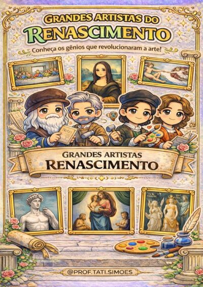 Renascimento: Grandes Artistas e Atividades de Arte para o Ensino Fundamental