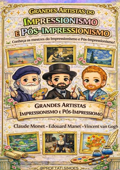 Impressionismo e Pós-Impressionismo: Grandes Artistas em Infográficos para o Ensino Fundamental