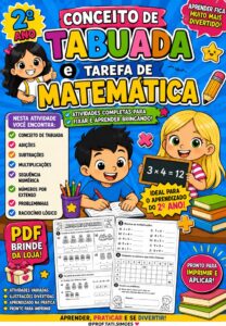 Conceito e atividades de matemática 2º ano @prof. tati.simoes BRINDE DA LOJA