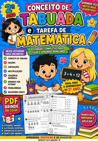 Conceito e atividades de matemática 2º ano @prof. tati.simoes BRINDE DA LOJA