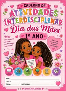 Caderno de atividades interdisciplinar 1º ano Dia das mães - prof.tati.simoes