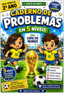 Caderno de Problemas de Matemática 2º Ano: Copa do Mundo PDF