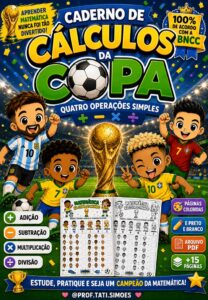 Caderno Cálculos da Copa: Atividades de Matemática com Legenda PDF