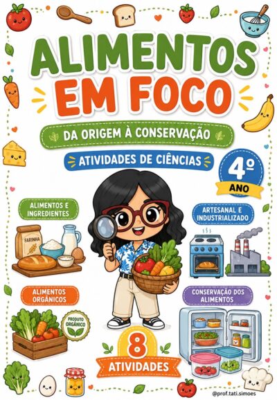 Atividades sobre Alimentos para o 4º Ano com BNCC